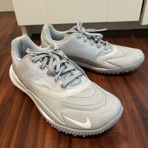 Nike Vapor Drive Men’s Silver Field Hockey Sneakers Shoes Size US 5.5 EUR 38
